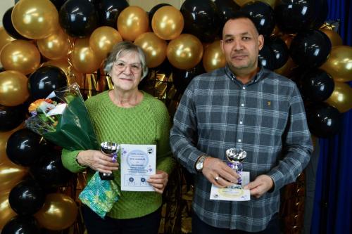 The Vice-Chairs award -Jan & Gavin