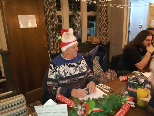 Peter A. looking very festive