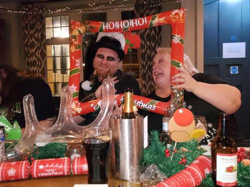 Di & Rian - definitely enjoying the evening