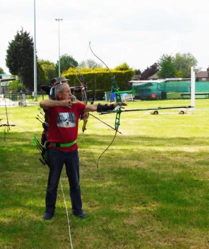 Archer on shooting line-1